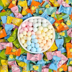 500G Hoặc 200G Kẹo Ngậm Trái Cây Không Đường Vitamin C The Mát- Minh Ngọc