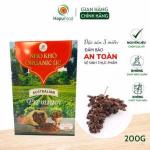 Nho Khô Organic Úc Hộp 250G Thơm Ngon Tốt Cho Tiêu Hóa, Tốt Cho Sức Khỏe Hp005 - Lady'S Passion