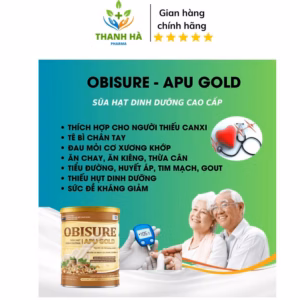 Sữa Hạt Dinh Dưỡng Obisure Apu Gold Bổ Xung Dinh Dưỡng ,Ngừa Loãng Xương,Tốt Cho Tiêu Hóa - Nano Food