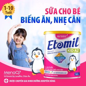 Sữa Tăng Cân Cho Trẻ Biếng Ăn, Chậm Lớn Etomil Kid Az 900G - Etomil
