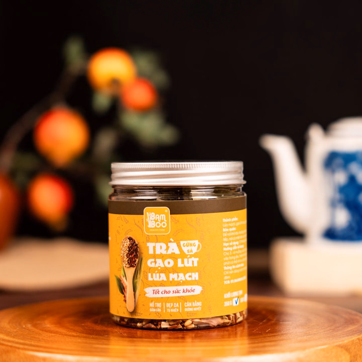 Trà Gạo Lứt Lúa Mạch Gừng Sả Detoko Phiên Bản Mới - Detoko - Ảnh 4