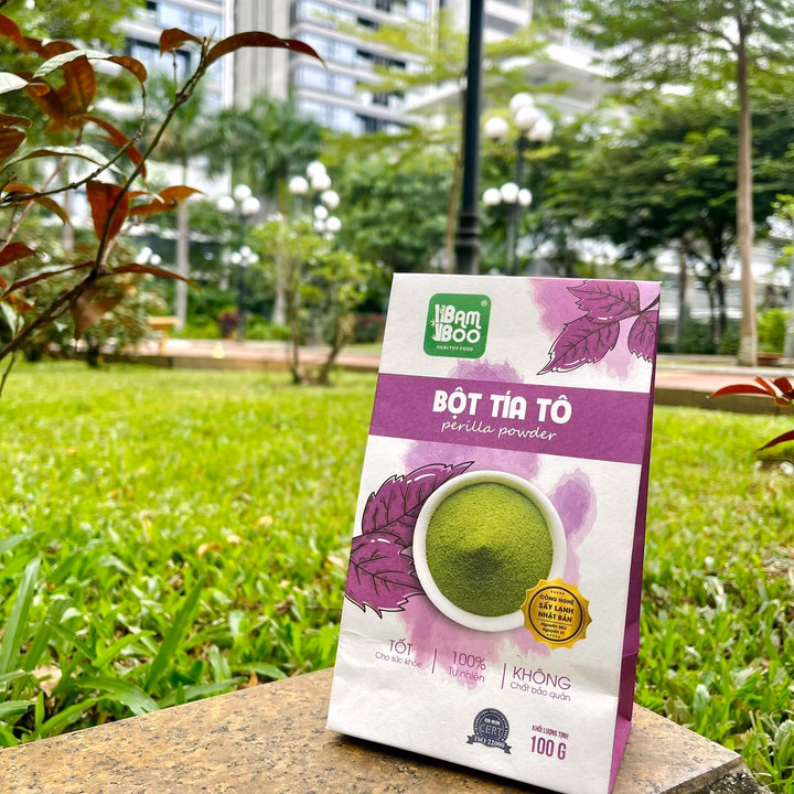 Bột Tía Tô Nguyên Chất 100G - Bamboo - Ảnh 8