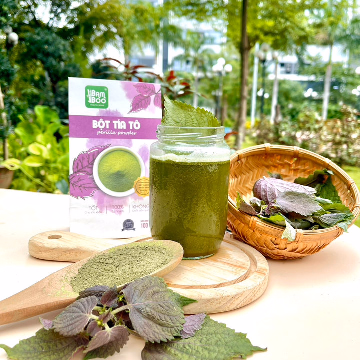 Bột Tía Tô Nguyên Chất 100G - Bamboo - Ảnh 10