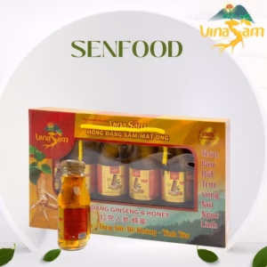 Hộp 6 Chai Hồng Đẳng Sâm Mật Ong Vina Sâm 180Ml