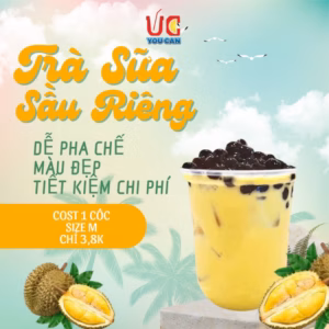 Trà Sữa Sầu Riêng, Trà Sữa Đậm Vị, Thơm Ngon, Nước Uống Giải Khát Dễ Pha Túi 500Gr Tssr - Lady'S Passion