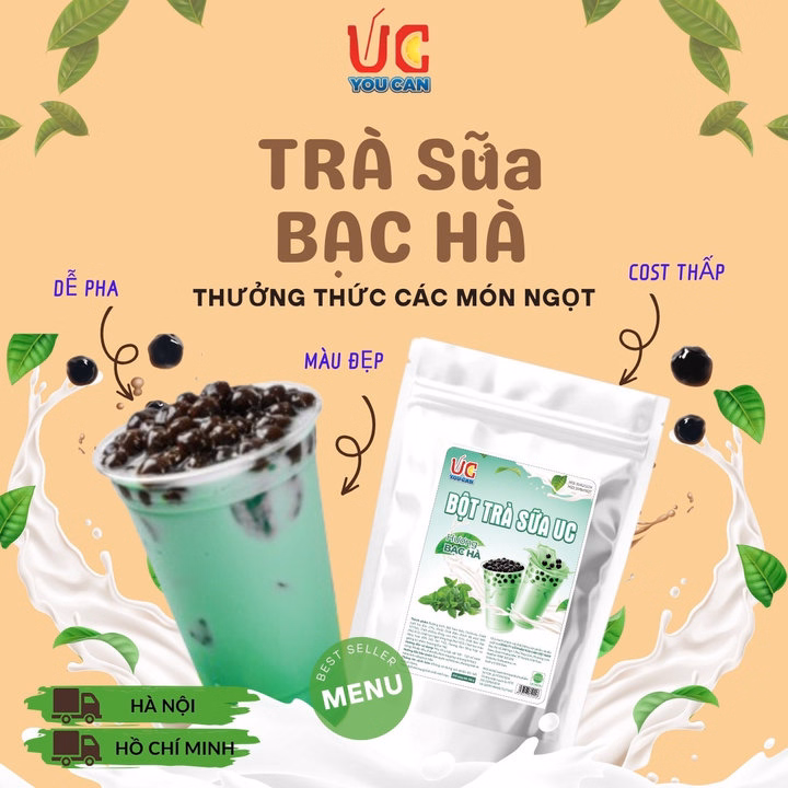 Trà Sữa Bạc Hà, Trà Sữa Đậm Vị, Thơm Ngon, Nước Uống Giải Khát Dễ Pha Túi 500Gr Tsbh - Lady'S Passion