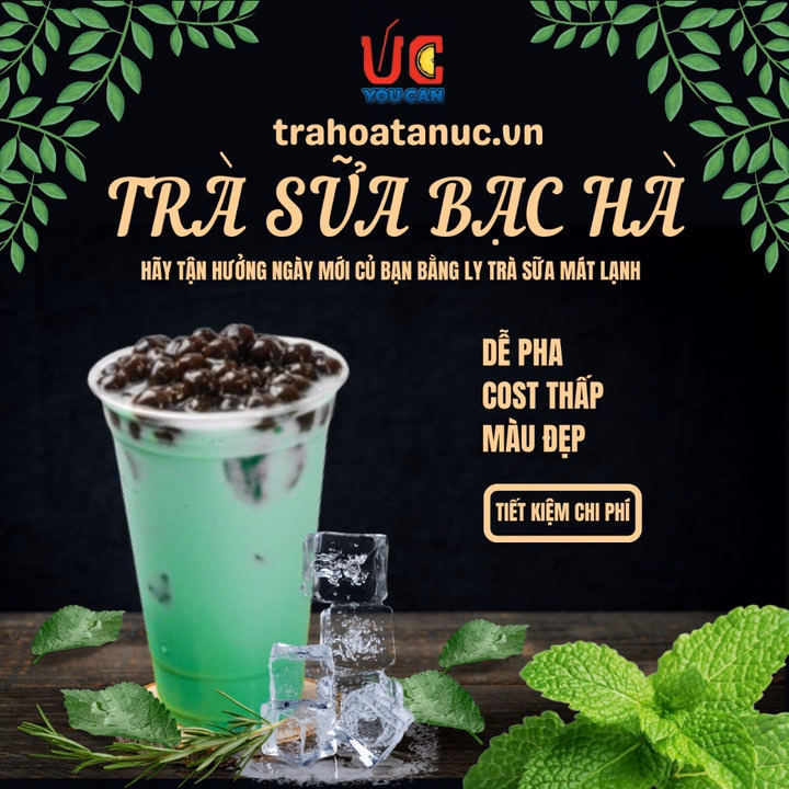Trà Sữa Bạc Hà, Trà Sữa Đậm Vị, Thơm Ngon, Nước Uống Giải Khát Dễ Pha Túi 500Gr Tsbh - Lady'S Passion - Ảnh 5