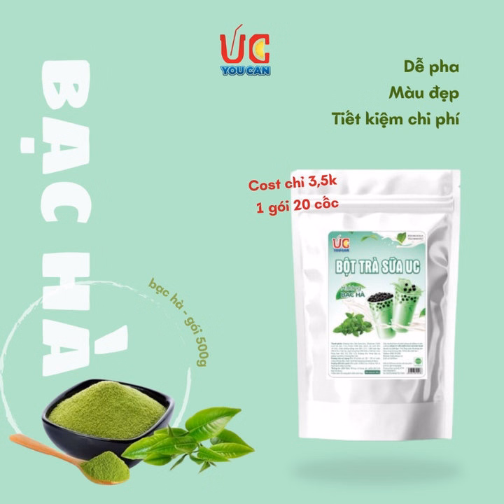 Trà Sữa Bạc Hà, Trà Sữa Đậm Vị, Thơm Ngon, Nước Uống Giải Khát Dễ Pha Túi 500Gr Tsbh - Lady'S Passion - Ảnh 6