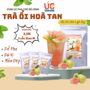 [Túi 1Kg] Trà Ổi Hồng Thơm Ngon, Chuẩn Vị, Dễ Pha, Nước Uống Giải Khát Thanh Nhiệt Tươi Mát - Lady'S Passion