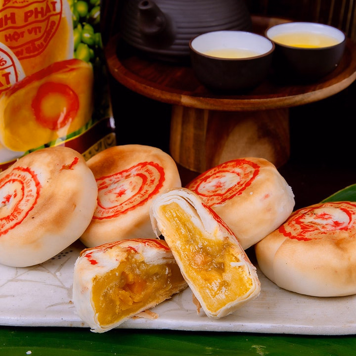 Bánh Pía Đặc Biệt Nhân Đậu Xanh Nhiều Sầu Riêng 3/4 Trứng - Tinhphat - Ảnh 8
