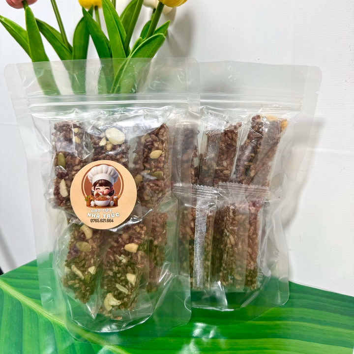 Thanh Gạo Lứt Mix Hạt Túi 100G Và 500G - Anvatnhatruc - Ảnh 3