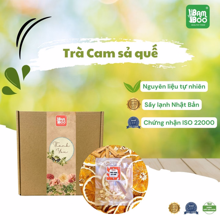 Trà Cam Sả Quế Detox Tăng Sức Đề Kháng - Bamboo