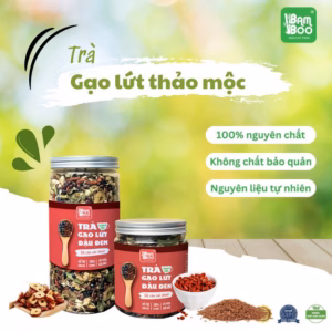Trà Gạo Lứt Đậu Đen Vị Thảo Mộc - Detoko