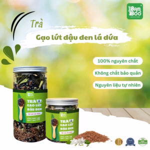 Trà Gạo Lứt Đậu Đen Lá Dứa Hoa Nhài Phiên Bản Cao Cấp - Detoko