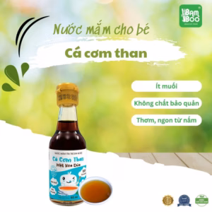 Nước Mắm Trẻ Em Cá Cơm Than Mật Hoa Dừa 40N Ít Muối 60Ml - Detoko