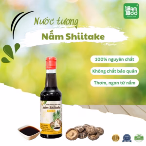 Nước Tương Nấm Shiitake Mật Hoa Dừa Hảo Hạn 300Ml - Detoko