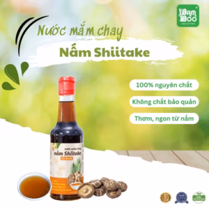 Nước Mắm Chay Nấm Shiitake Mật Hoa Dừa 300Ml - Detoko