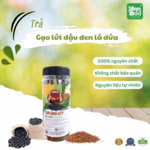 Trà Gạo Lứt Đậu Đen Lá Dứa 350G - Bamboo