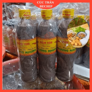 Mắm Tôm Phương Nhung, Mắm Tôm Ăn Bún Đậu, Đặc Sản Thanh Hóa Chai 500G - Ctb739