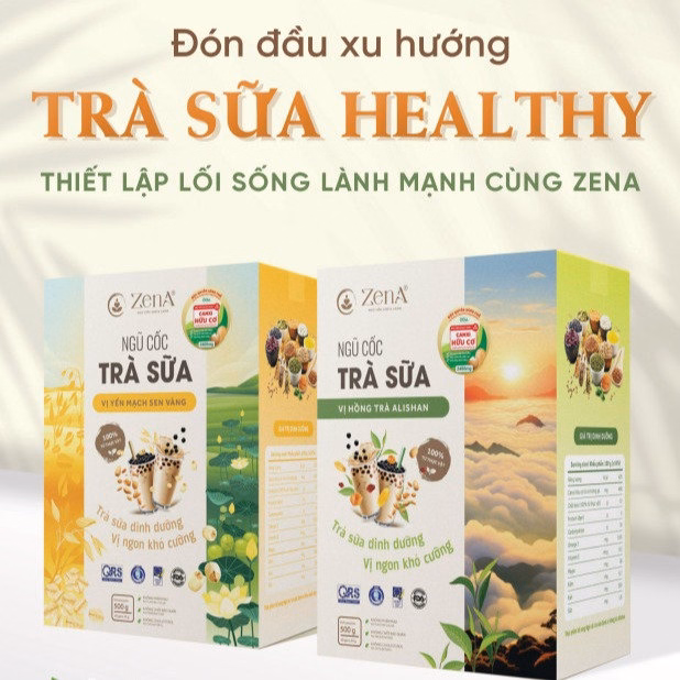 Combo_02 Hộp Ngũ Cốc Trà Sữa Zena 500G_Tặng Mật Ong Tươi_Redmelon - Ảnh 2
