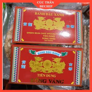 Combo 2 Hộp Bánh Đậu Xanh Tiên Dung, Bánh Đậu Xanh Rồng Vàng Thơm Ngon Khó Cưỡng, Đặc Sản Hải Dương - Ctb735