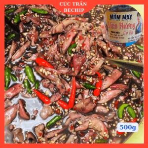 Mắm Mực Pha Sẵn Thơm Ngon, Chuẩn Vị Miền Trung - Đặc Sản Huế Hủ 500G - Ctb652