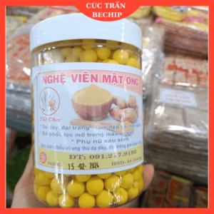 Viên Nghệ Mật Ong Nguyên Chất Hàng Chuẩn Hộp 500G - Ctb759