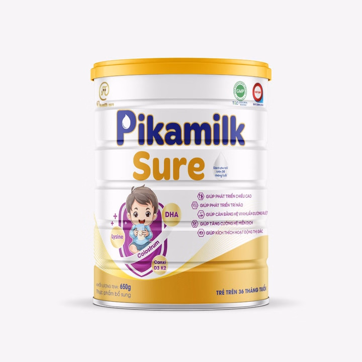 [Combo 3 Hộp} Sữa Pikamilk Sure Phát Triển Chiều Cao, Não Bộ, Tăng Cường Hệ Miễn Dịch Cho Bé Trên 36 Tháng Tuổi-Pikamilk - Ảnh 6