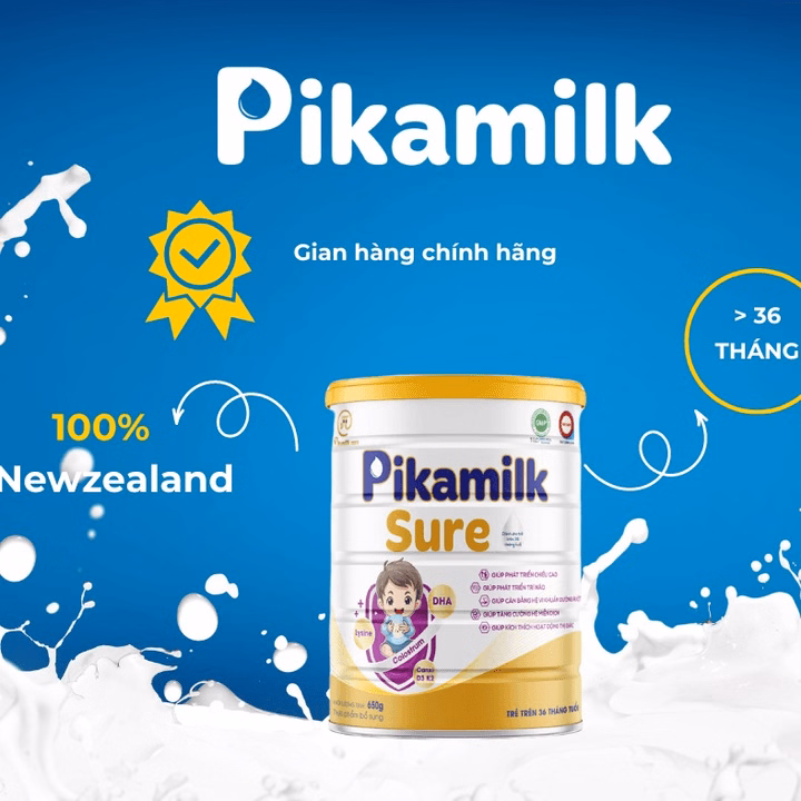 [Combo 3 Hộp} Sữa Pikamilk Sure Phát Triển Chiều Cao, Não Bộ, Tăng Cường Hệ Miễn Dịch Cho Bé Trên 36 Tháng Tuổi-Pikamilk - Ảnh 14
