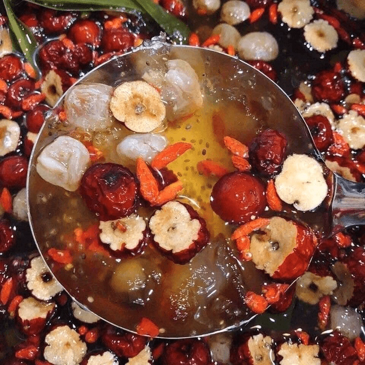 Set Chè Dưỡng Nhan, Set Nấu Chè Dưỡng Nhan Tuyết Yến 14 Vị Thượng Hạng, Có Đông Trùng - Ctb766 - Ảnh 5