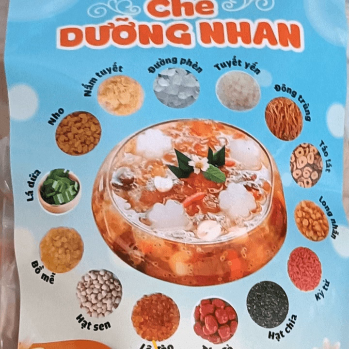 Set Chè Dưỡng Nhan, Set Nấu Chè Dưỡng Nhan Tuyết Yến 14 Vị Thượng Hạng, Có Đông Trùng - Ctb766 - Ảnh 13
