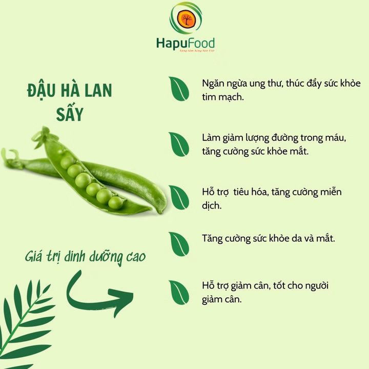 Đậu Hà Lan Vị Muối Hộp 330G Thơm Ngon Dinh Dưỡng Đồ Ăn Vặt Cho Mẹ Và Bé D02 - Lady'S Passion - Ảnh 2