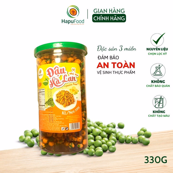 Đậu Hà Lan Vị Phô Mai Hộp 330G Đồ Ăn Vặt Cho Mẹ Và Bé D04 - Lady'S Passion
