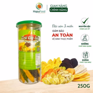 Trái Cây Sấy Thập Cẩm Hộp 250G Mix 6 Loại Quả Tc02 - Lady'S Passion