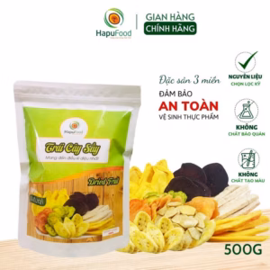 Trái Cây Sấy Túi 500G Thơm Ngon, Trái Cây Khô Mix Vị Túi Lớn Tc03 - Lady'S Passion