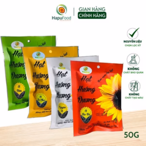 Hạt Hướng Dương Vị Dừa, Vị Óc Chó, Nguyên Vị, Vị Táo Đỏ Gói 50G Giòn Thơm Ngon H05 - Lady'S Passion