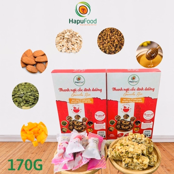 Thanh Ngũ Cốc Dinh Dưỡng Hộp 170G, Granola Bar Dinh Dưỡng Mỗi Ngày Nc05 - Lady'S Passion - Ảnh 2