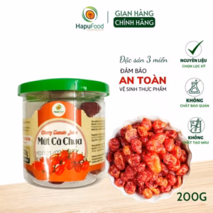 Mứt Cà Chua Nguyên Quả Sấy Dẻo Thơm Ngon Hủ 200G Om07 - Lady'S Passion