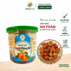 Mứt Quất Hồng Bì Hũ 200G Vị Chua Ngọt Dai Dai Của Vỏ Thơm Ngon Om08 - Lady'S Passion