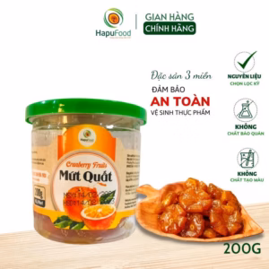 Mứt Quất Vị Chua Ngọt Thanh Dẻo Thơm Ngon Hủ 200G Om09 - Lady'S Passion