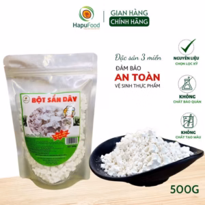 Bột Sắn Dây Nguyên Chất Loại 1 Gói 500G, Bột Mịn Trắng Thơm Nu01 - Lady'S Passion