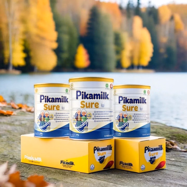 Sữa Pikamilk Sure Tăng Cường Hệ Cơ Xương Khớp Chống Loãng Xương Ở Người Trên 38 Tuổi - Pikamilk - Ảnh 5