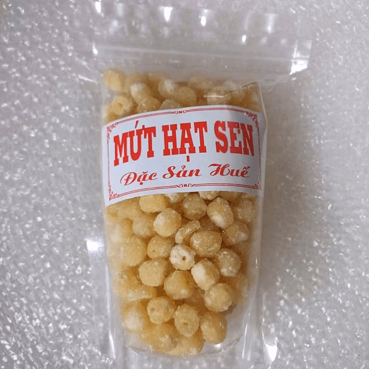 Mứt Hạt Sen Huế Ít Đường Thơm Ngon, Bùi, Ngọt Thanh 500G Ctb616 - Bechip - Ảnh 12