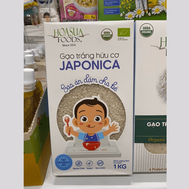 Gạo Trắng Hữu Cơ Japonica Hoa Sữa, Gạo Ăn Dặm Cho Bé Túi 1Kg L014 - Lady'S Passion - Ảnh 6