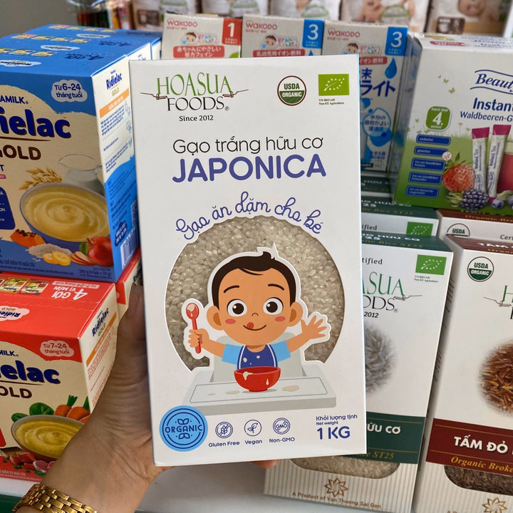 Gạo Trắng Hữu Cơ Japonica Hoa Sữa, Gạo Ăn Dặm Cho Bé Túi 1Kg L014 - Lady'S Passion - Ảnh 8