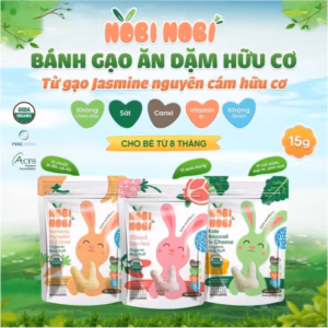 Bánh Gạo Ăn Dặm Hữu Cơ Nobi Nobi Cho Bé Từ 8 Tháng L032 - Lady'S Passion