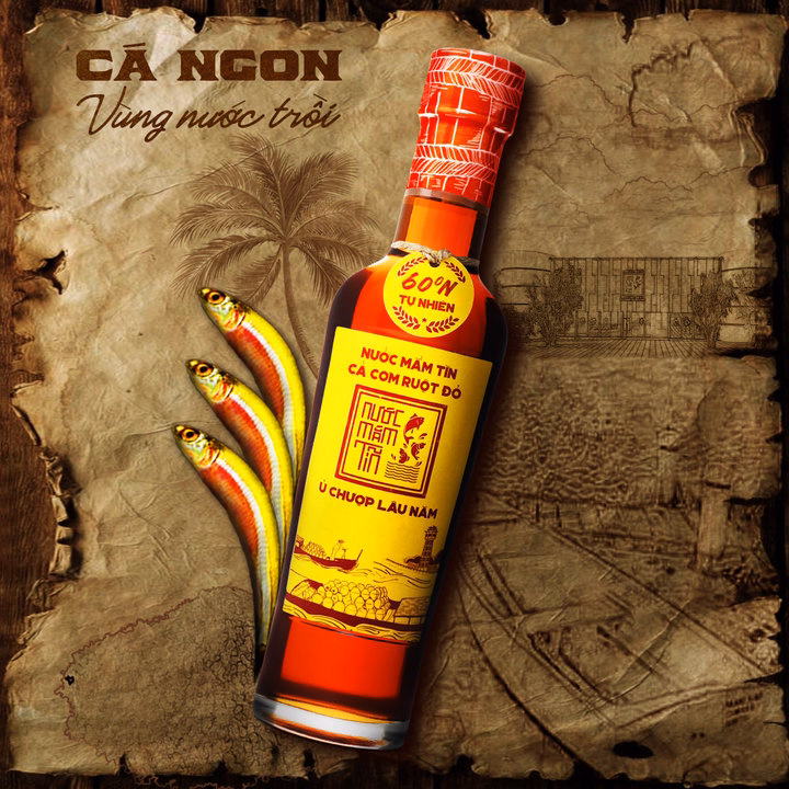 Combo 2 Chai Nước Mắm Tĩn Cá Cơm Ruột Đỏ Độ Đạm 60N 250Ml - Nước Mắm Tĩn - Ảnh 4