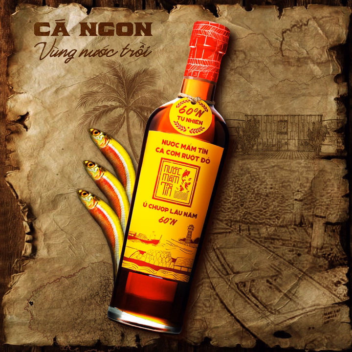 Combo 2 Chai 500Ml Nước Mắm Tĩn Cá Cơm Ruột Đỏ Độ Đạm 60N Chai Thủy Tinh - Nước Mắm Tĩn - Ảnh 5