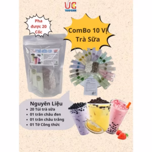 Combo 10 Vị 20 Gói Trà Sữa Hòa Tan, Dễ Pha Chế Tại Nhà - Lady'S Passion