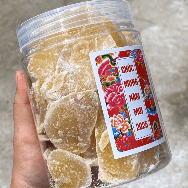 Mứt Gừng Miếng Dẻo - Ngọt Ấm Ngàn Yêu Thương 500G - Winnie House - Ảnh 2